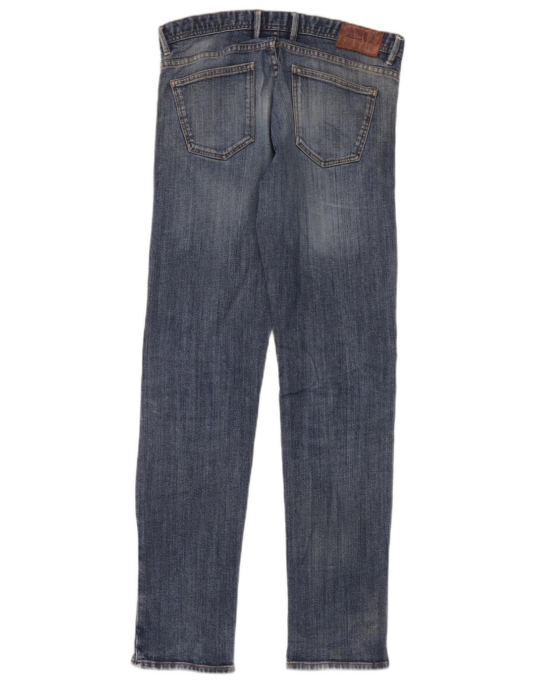 Massimo Dutti Herre Slim Jeans EU 40 Medium W32 L34 Blå
