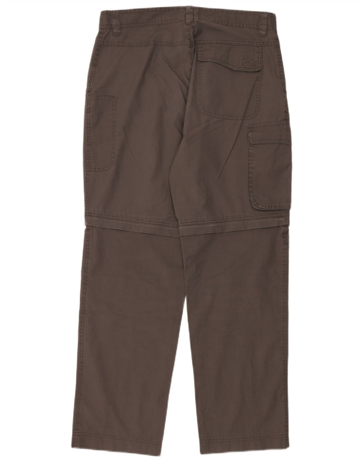Jack Wolfskin Herre Regular Fit Straight Cargo Bukser Large W34 L30 Grå