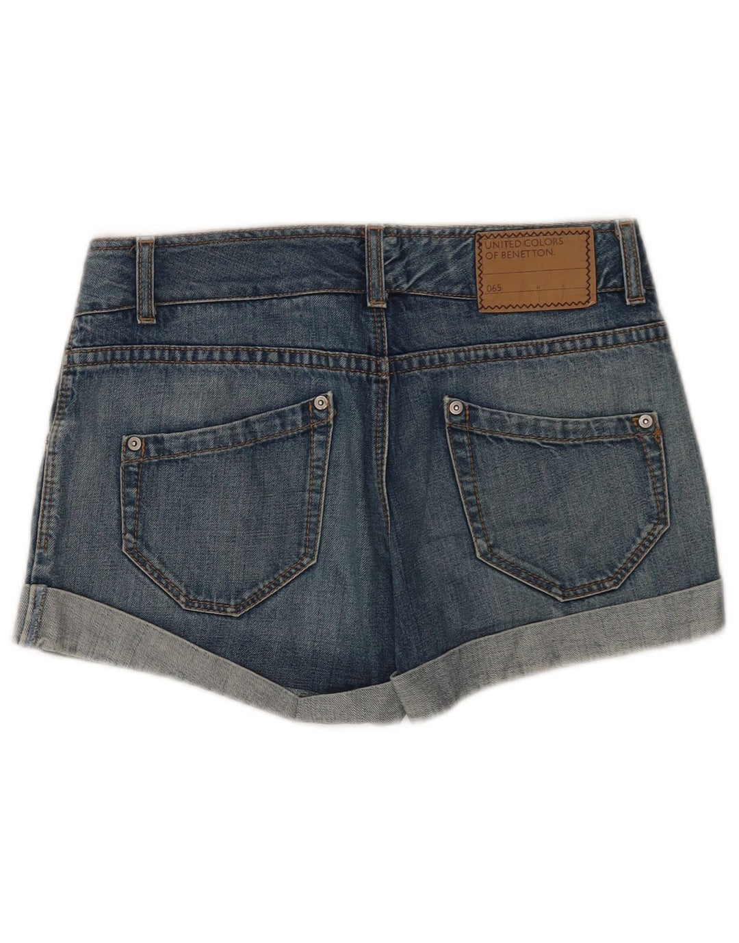 BENETTON denimshorts til kvinder W30 Medium Blue