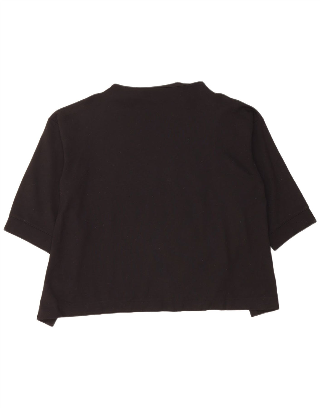 Dkny Dame Grafisk Top 3/4 ærme UK 16 Large Black Rayon