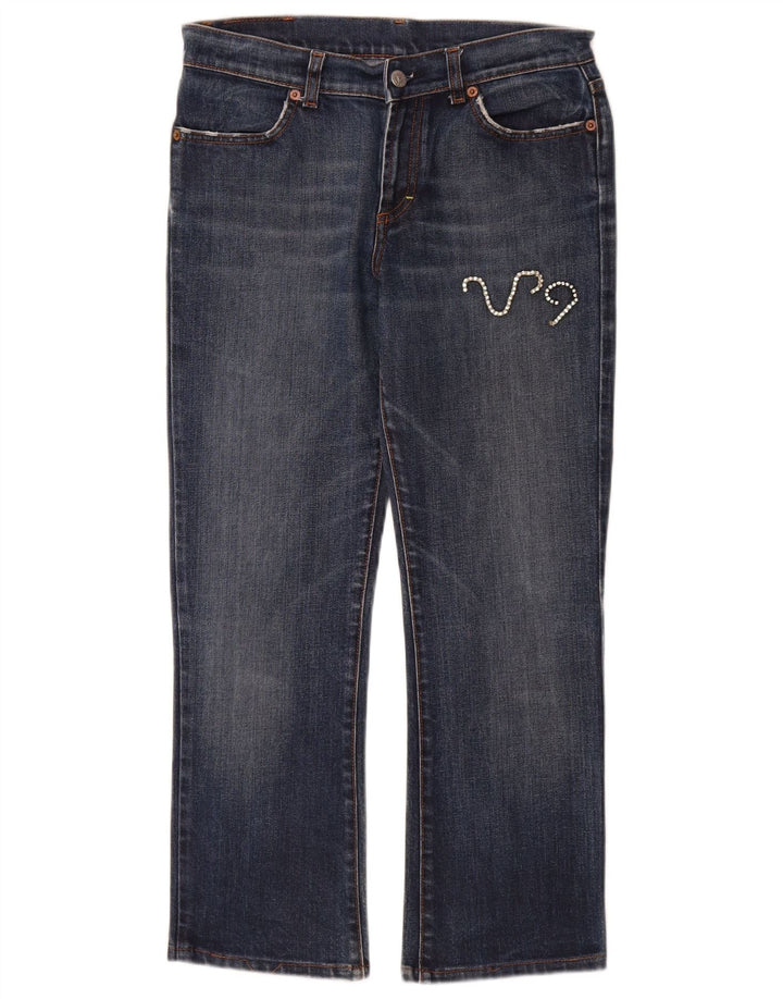 Fiorucci lige jeans til kvinder W30 L27 blå bomuld