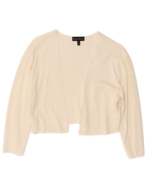 Phase Eight Dame 3/4 ærmet åben Bolero Jumper UK 14 Medium Off White