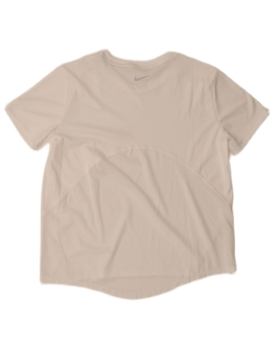 Nike Herre Dri Fit T-Shirt Top Medium White