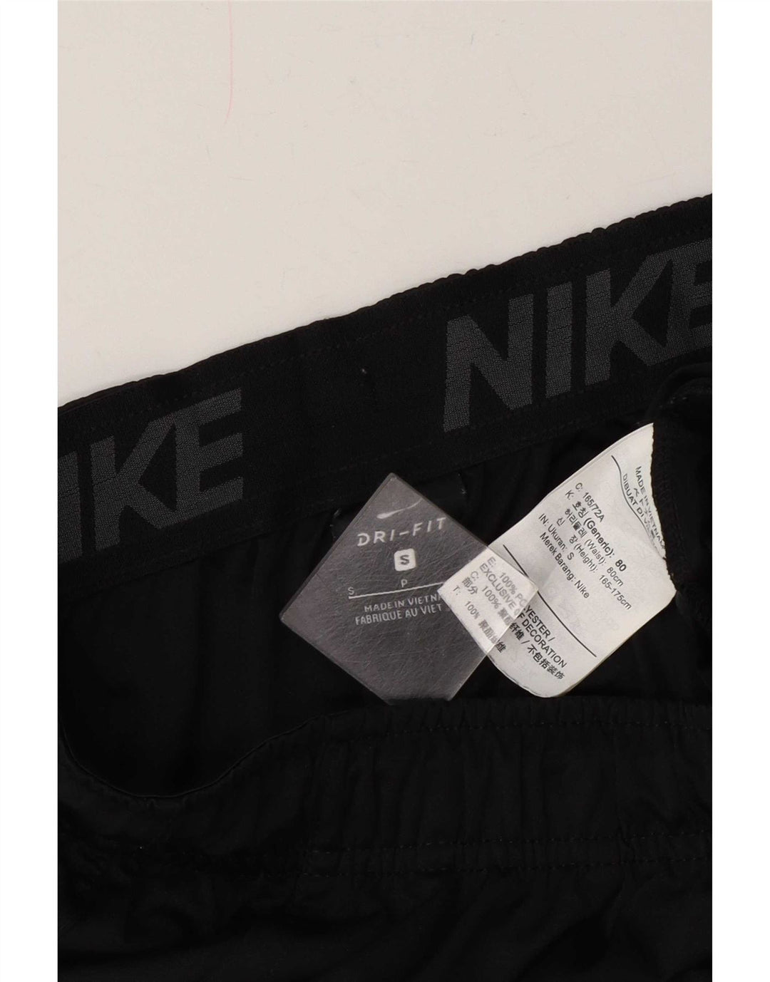 Nike Herre Dri Fit Sportshorts Små sorte polyester