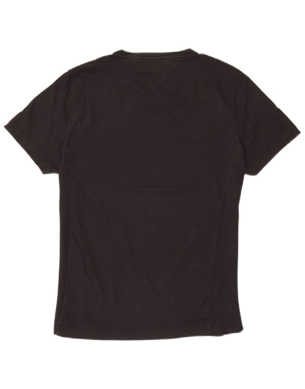 Tommy Hilfiger Herre T-Shirt Top Medium Sort