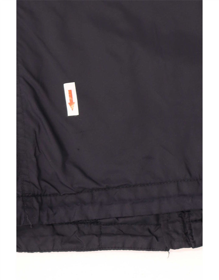 Hollister Regnjakke til mænd UK 38 Medium Navy Blue Nylon