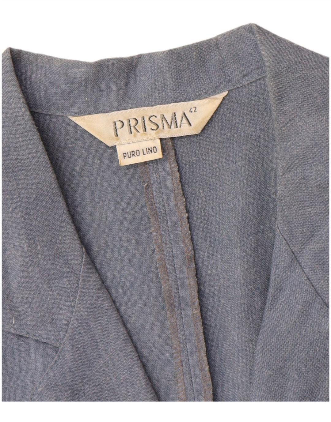 PRISMA Dame Playsuit IT 42 Medium Blue Linen