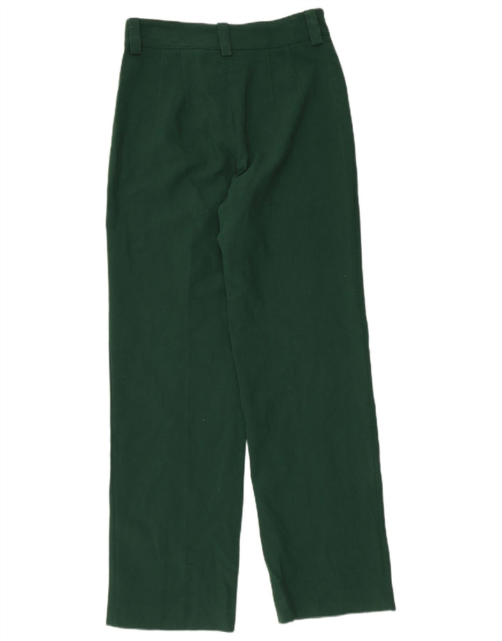 Zara Lige jakkesæt til kvinder Medium W28 L31 Grøn polyester