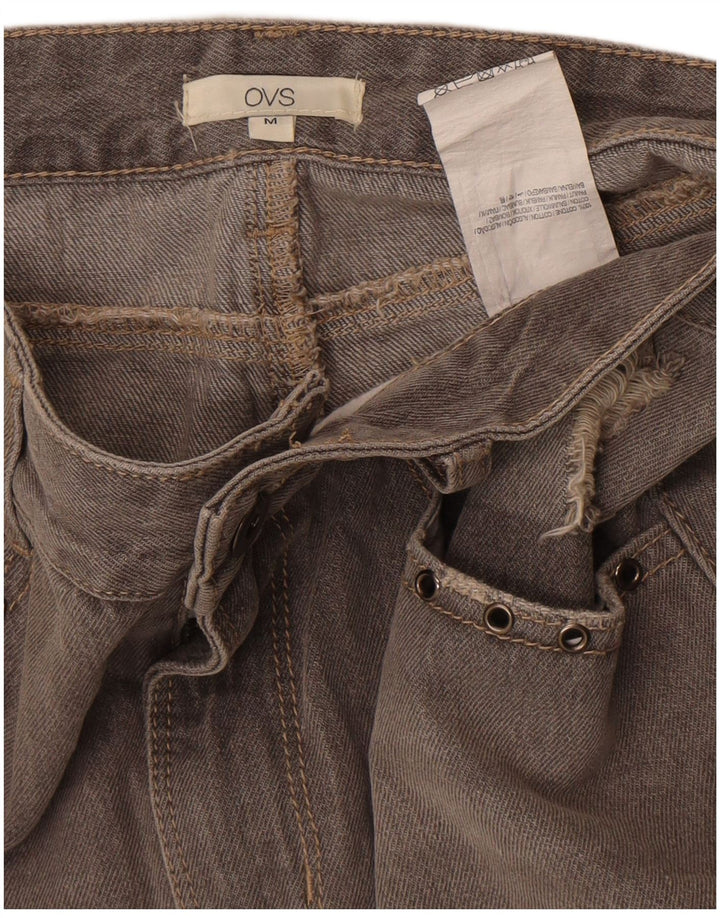 OVS Dame Distressed Denim Nederdel Medium W27 Grå Bomuld