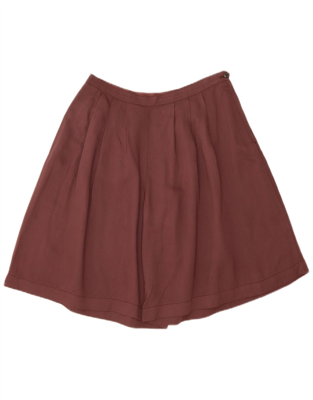 VINTAGE Womens A-Line Skirt W28 Medium Burgundy