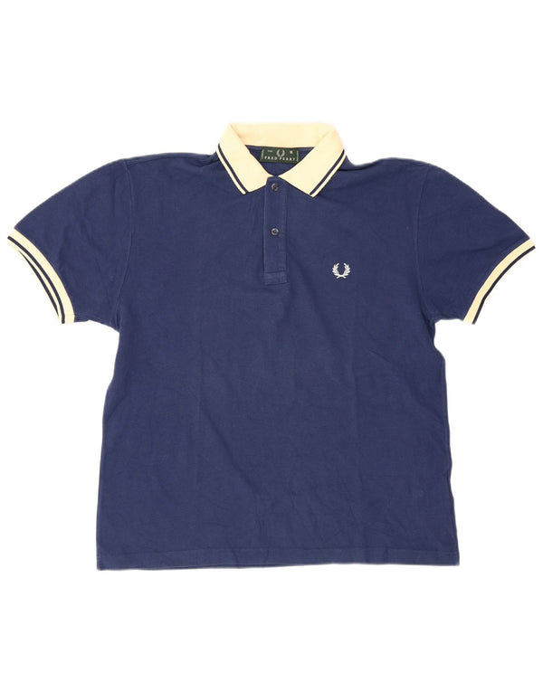Fred Perry Herre poloshirt Medium Marineblå Colourblock Bomuld