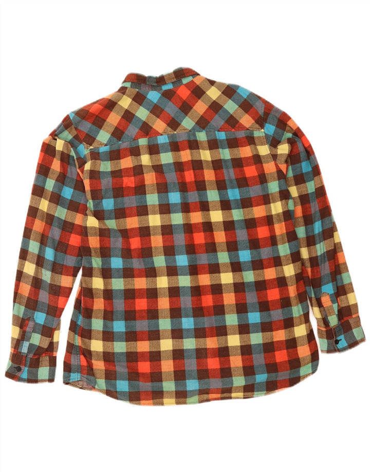 Quiksilver herre flannel skjorte medium flerfarvet ternet