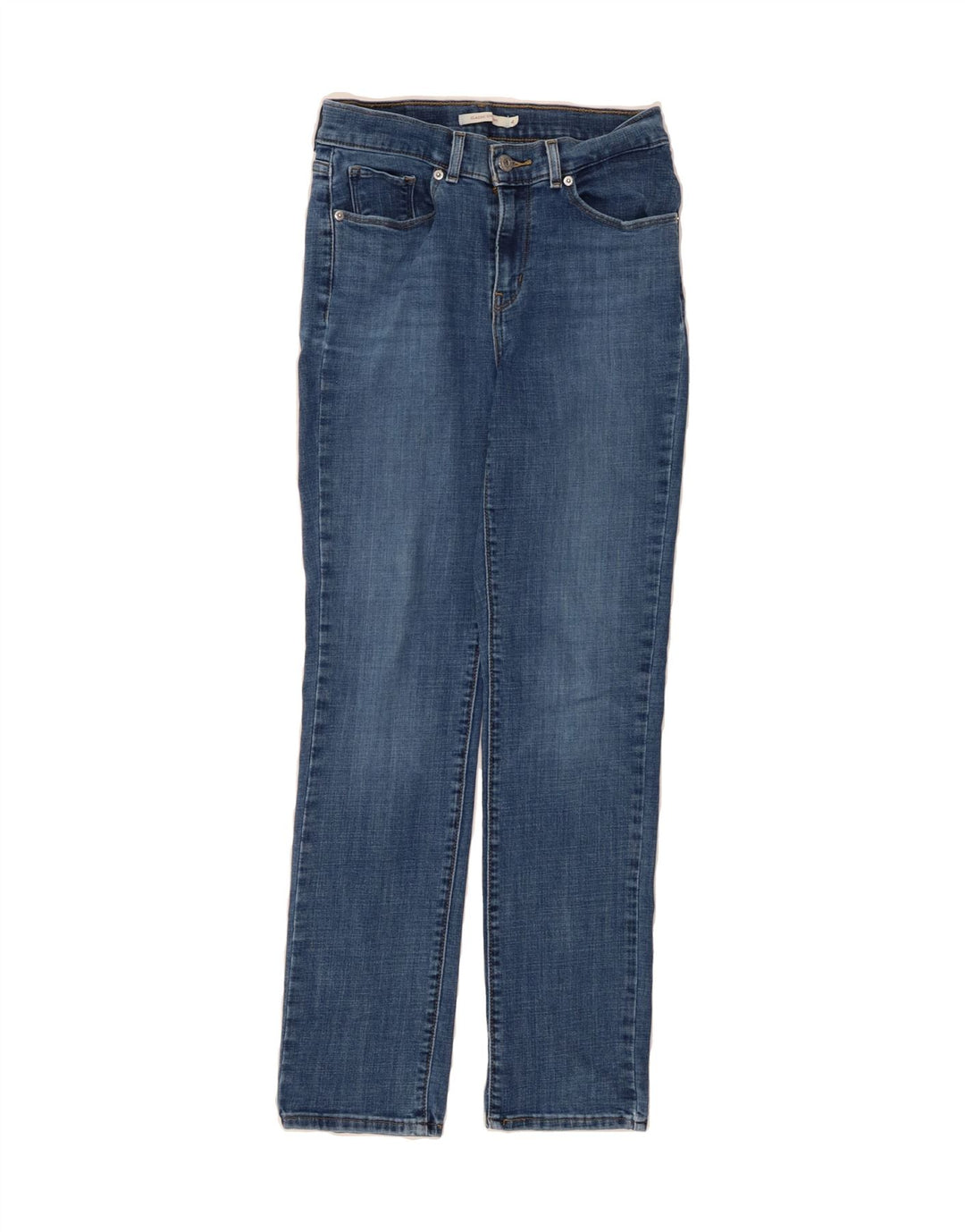 LEVI'S Womens Classic Straight Jeans US 4 Small W27 L30 Blue Cotton Vintage Levi's and Second-Hand Levi's from Messina Hembry 