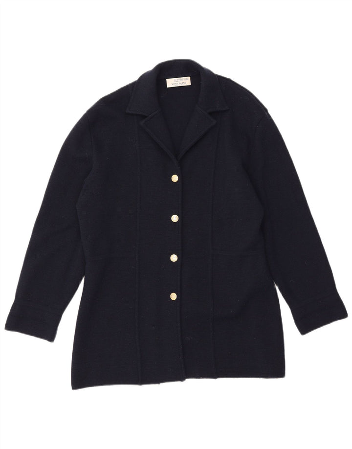 ST. BERNARD Dame 4-knaps blazerjakke UK 18/20 XL Marineblå Uld