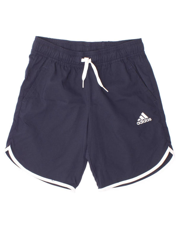 Adidas Boys Aeroready Sports Shorts 9-10 år Navy Blue Polyester