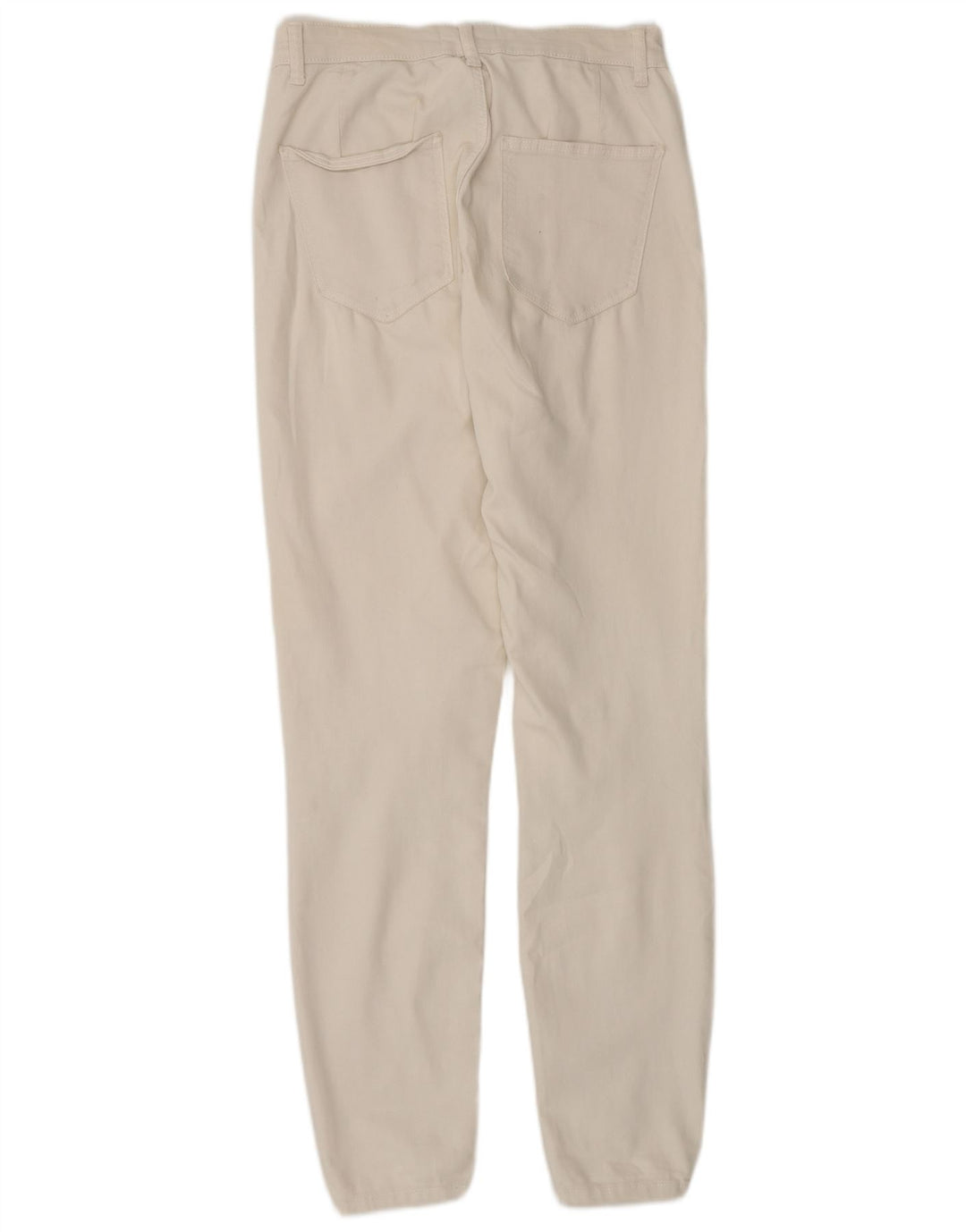 Zara Dame Slim Jeans EU 38 Small W28 L29 Off White Bomuld