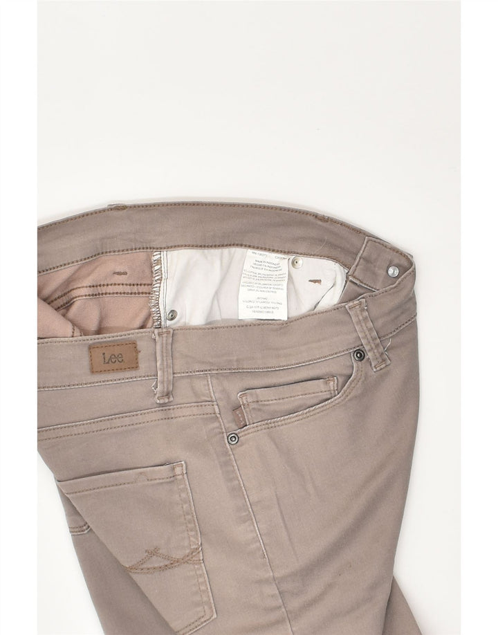 LEE Womens Skinny Jeans US 10 Large W30 L30 Beige Cotton | Vintage Lee | Thrift | Second-Hand Lee | Used Clothing | Messina Hembry 