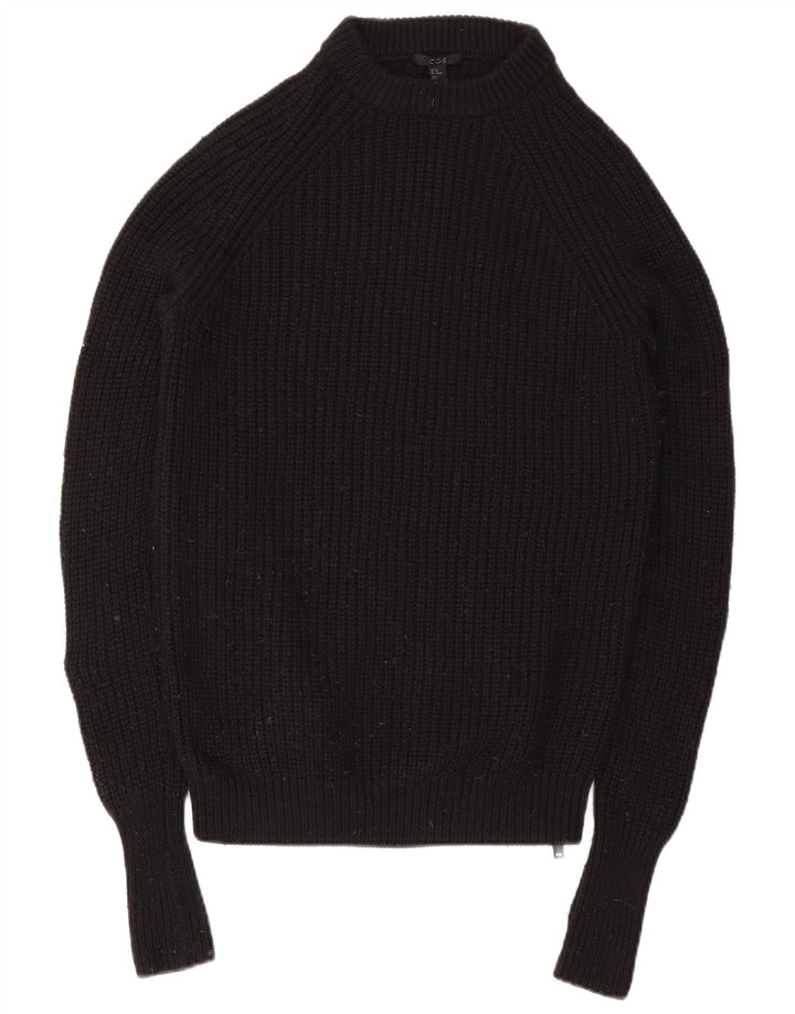 Cos Herre sweater med rund hals XS sort uld