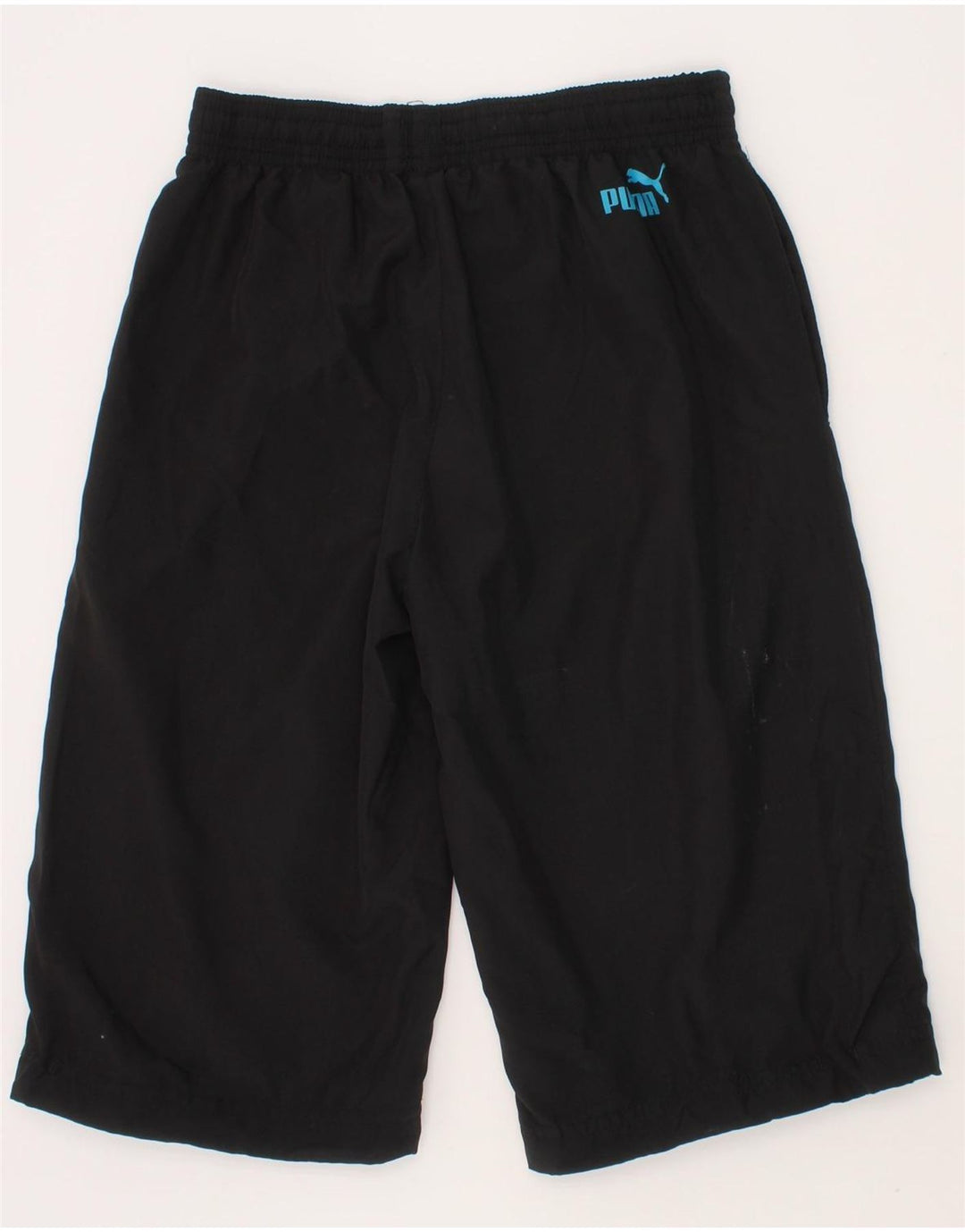 PUMA Boys Graphic Bermuda Sport Shorts 9-10 Years  Black Polyester Vintage Puma and Second-Hand Puma from Messina Hembry 