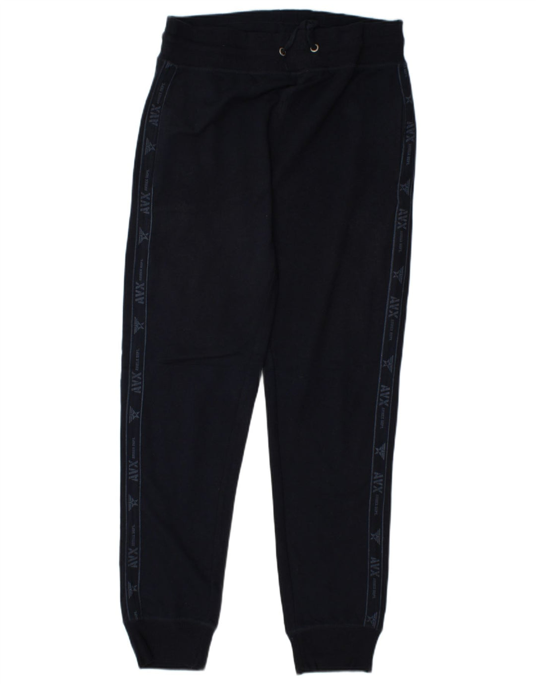 AVIREX Mens Graphic Tracksuit Trousers Joggers Large Navy Blue