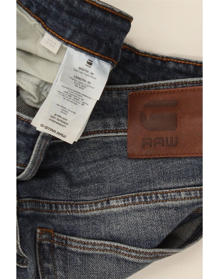 G-Star Herre Slim Jeans W36 L30 Blå Bomuld