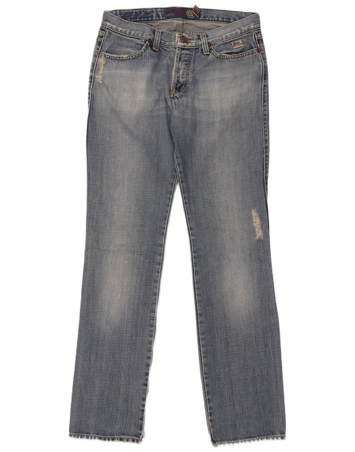 Roy Rogers Herre Distressed Slim Jeans W31 L34 Blå Bomuld
