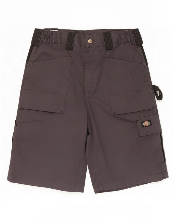 Dickies Mens Cargo Shorts W32 Medium Grey Colourblock Cotton