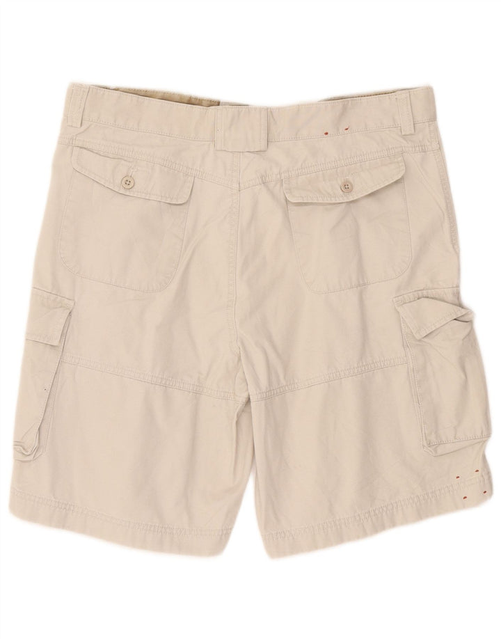 Izod Herre Cargo Shorts Large W36 Beige Bomuld