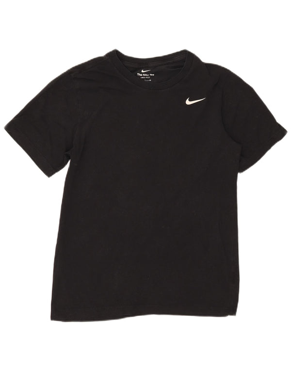 Nike Herre Dri Fit T-Shirt Top Lille Sort