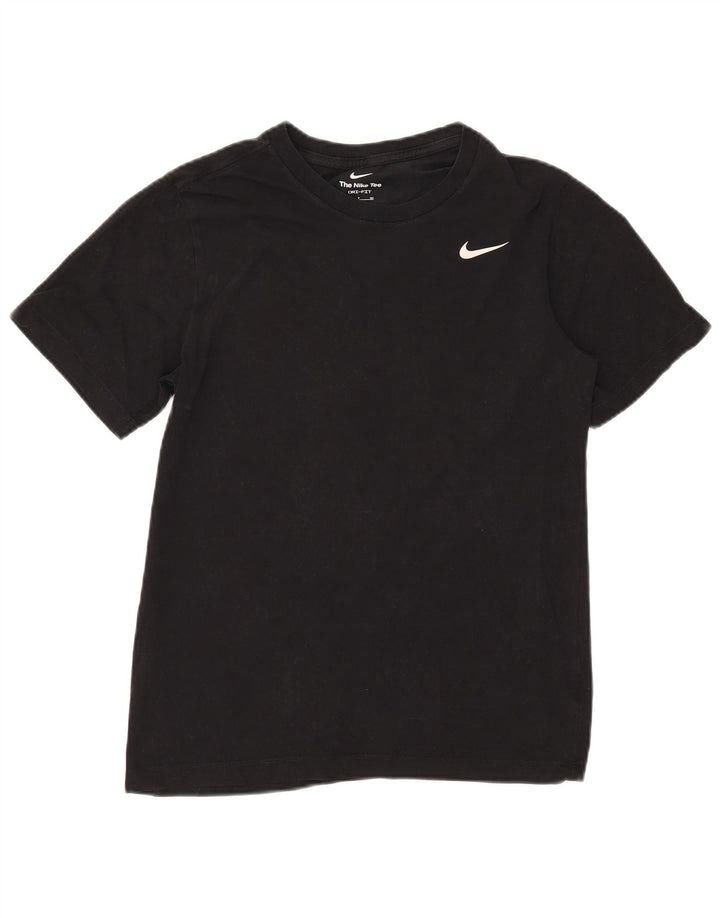Nike Herre Dri Fit T-Shirt Top Lille Sort