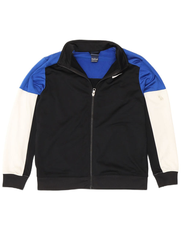 Nike Boys træningsdragt topjakke 13-14 år XL Sort Colourblock Polyester
