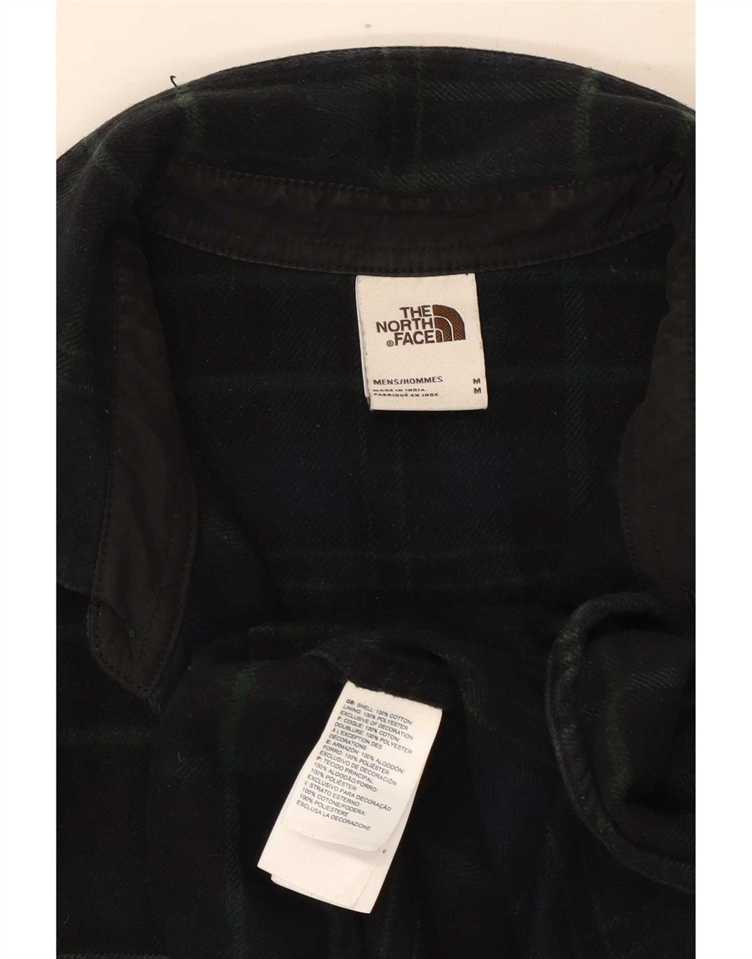 The North Face Herre Flanelskjorte Medium Navyblå Ternet Bomuld