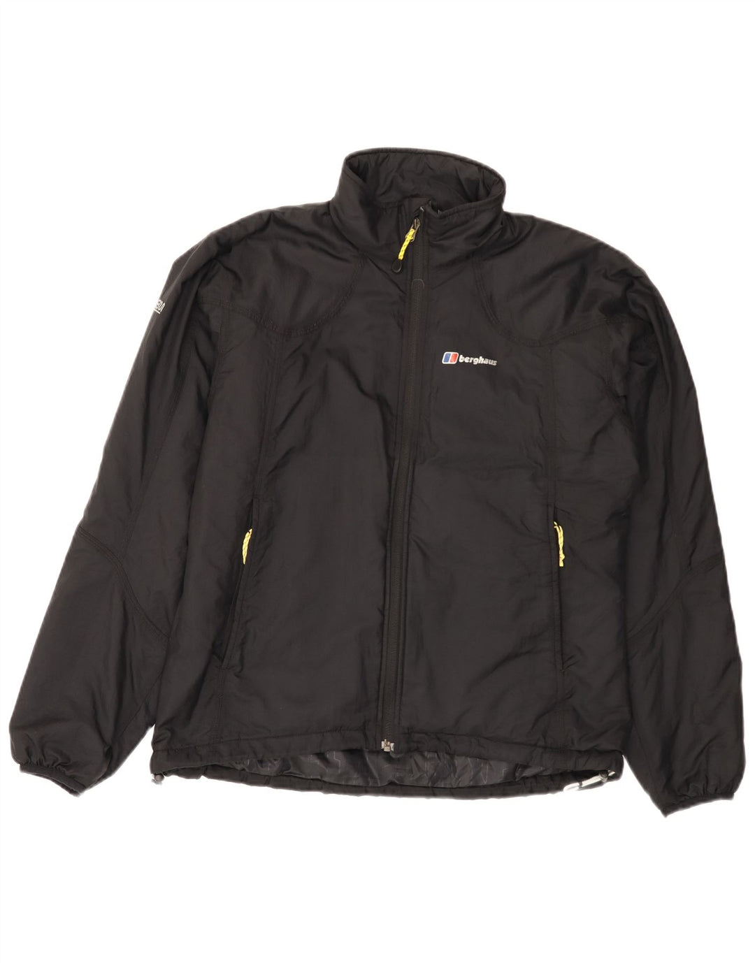 Berghaus Dame Windbreaker Jacket UK 16 Large Black Nylon