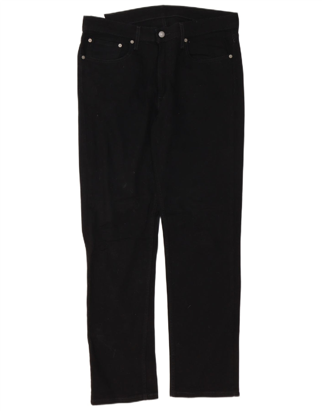 Levi's Herre 514 Straight Jeans W34 L32 Sort Bomuld
