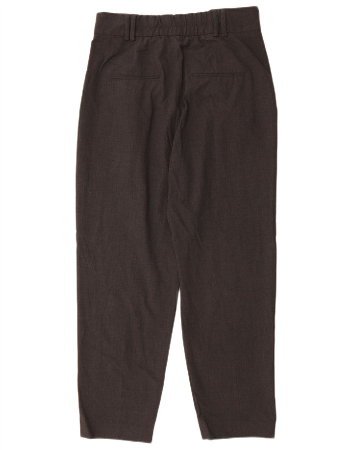 Zara Womens Pegged Chino Bukser EU 36 Small W26 L25 Grå Polyester