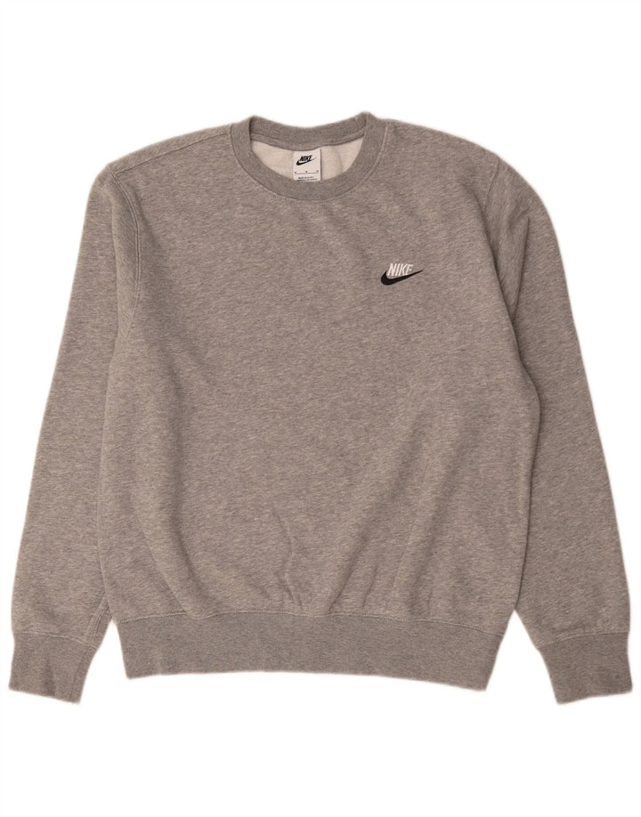 Nike Sweatshirt-trøje til mænd Medium Grey Flecked Bomuld