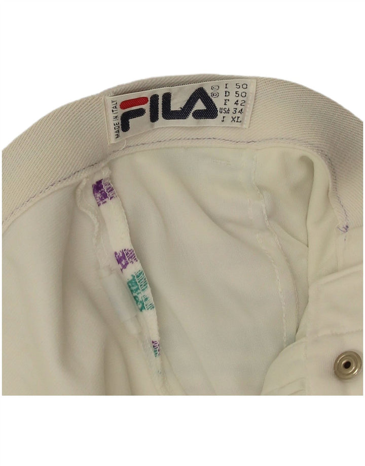 Fila Herre Chino Shorts IT 50 Large W34 Hvid