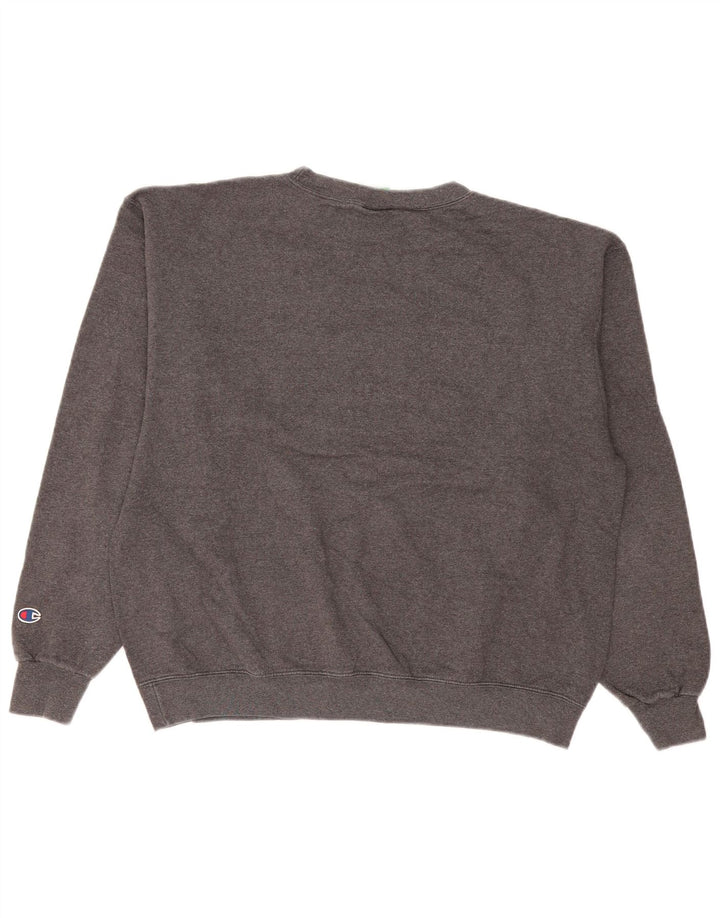 Champion Herre Mercer Graphic Sweatshirt Jumper Large Grå