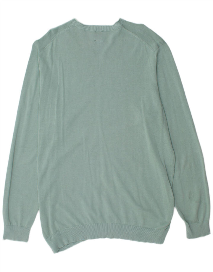 MURPHY & NYE Herre sweater med rund hals 3XL turkis