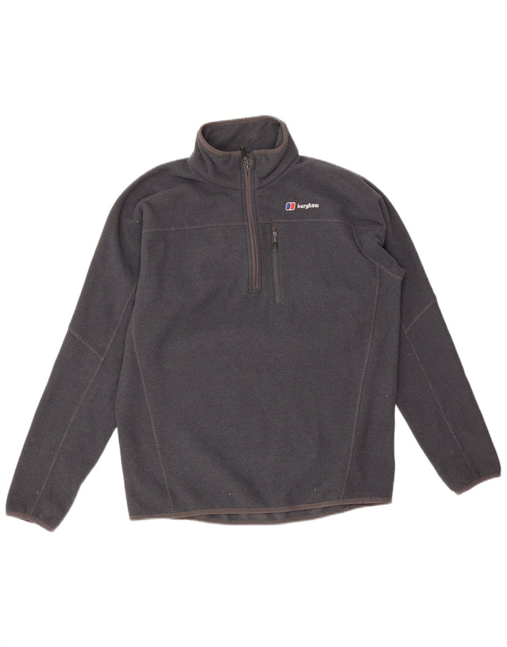Berghaus Fleece Jumper med lynlås til mænd mellem grå polyester