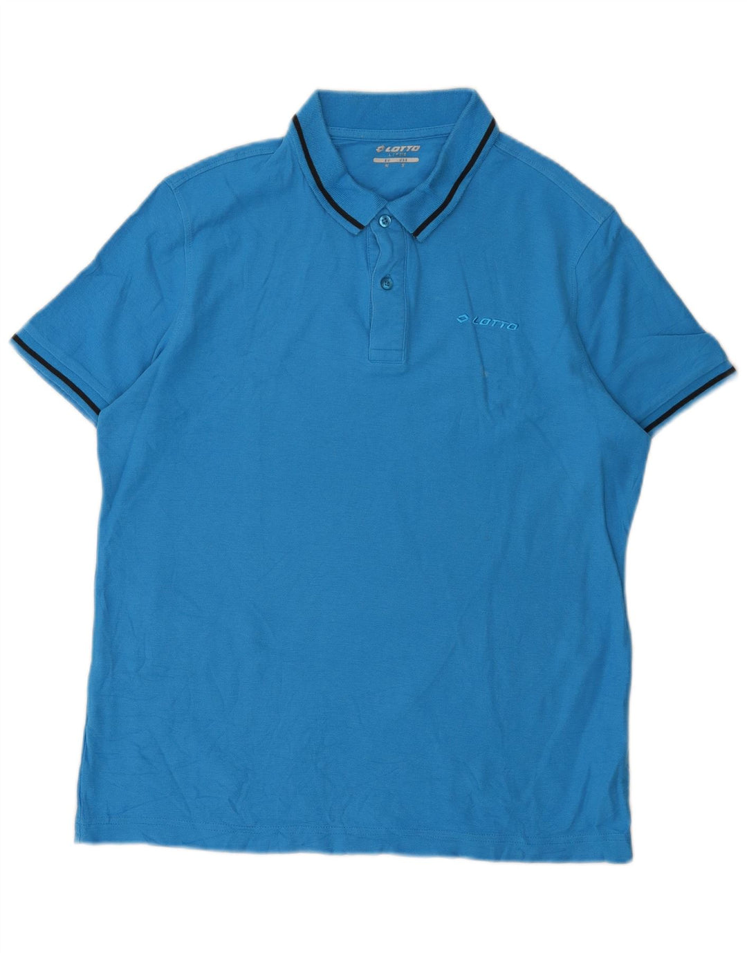 Lotto Herre Polo Shirt Medium Blå Bomuld