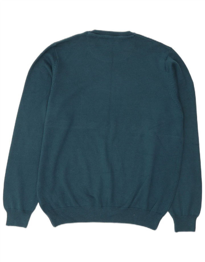 Marks & Spencer Herre Regular Fit Jumper Sweater med rund hals, stor grøn