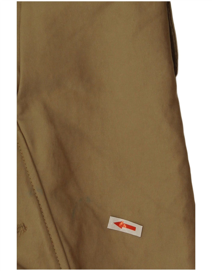 Zara Trench Coat til kvinder UK 14 Medium Beige Polyester