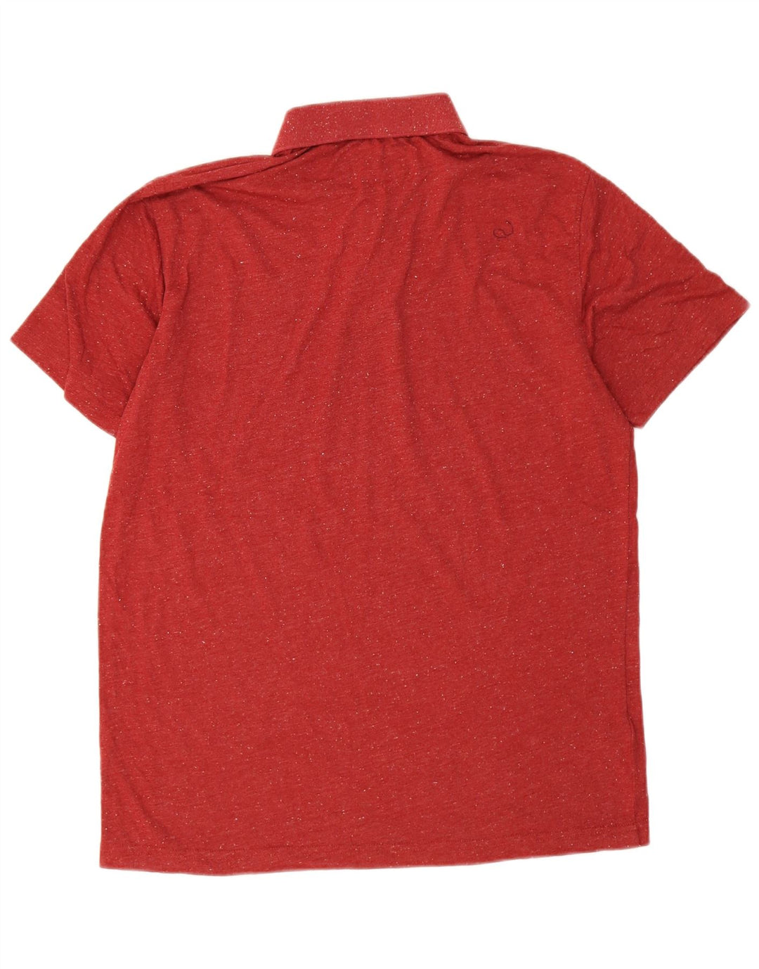 Penguin herre poloshirt Medium rød flækket bomuld