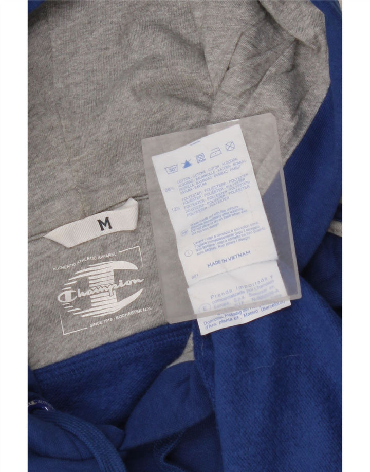 CHAMPION Grafisk hættetrøje til mænd mellemblå bomuld