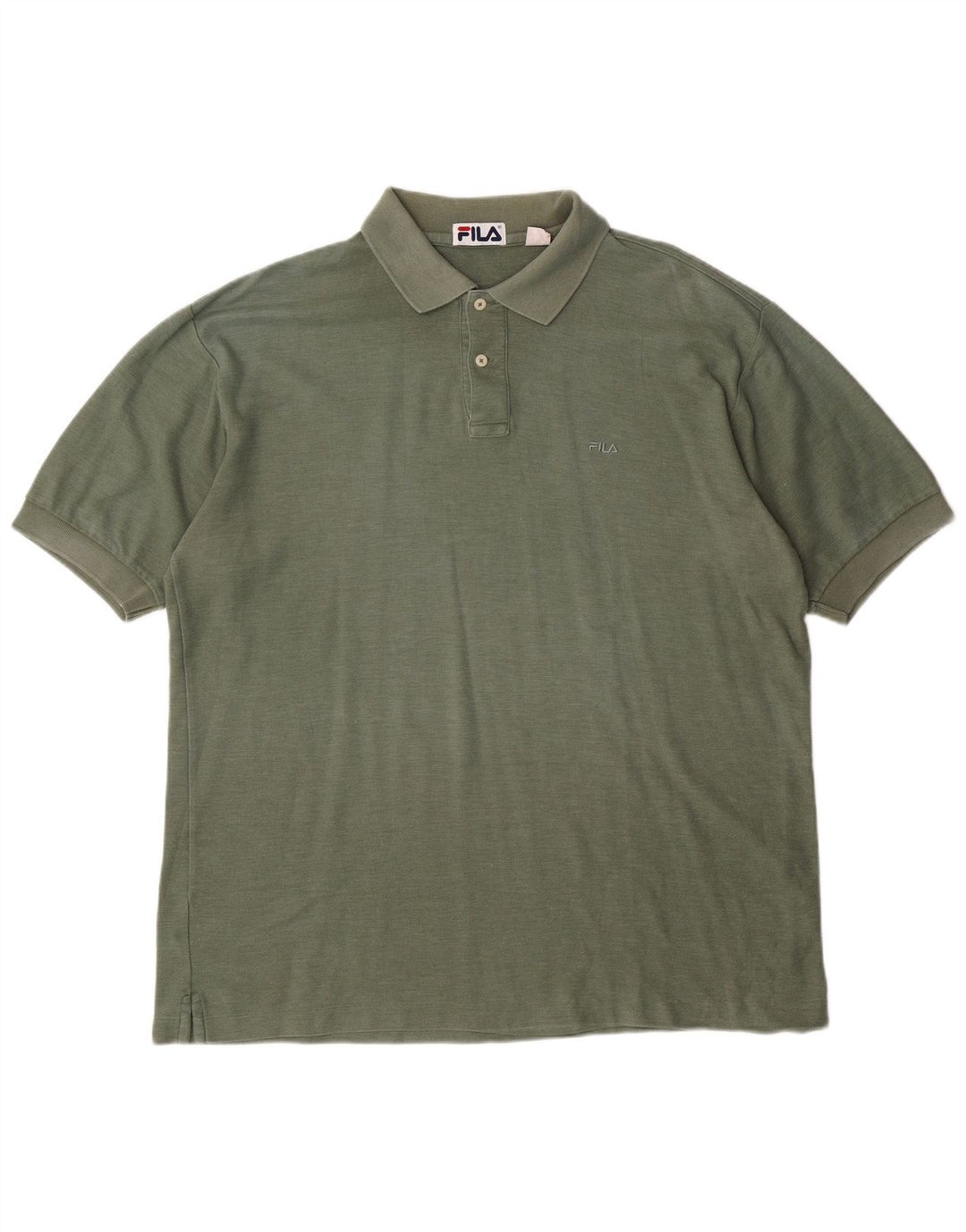 Fila Polo Shirt til mænd IT 56 XL Grøn Bomuld