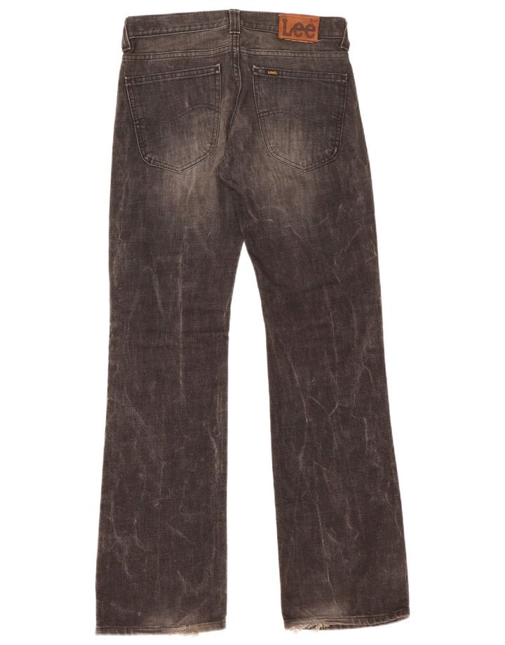Lee Herre Bootcut Jeans W30 L34 Sort bomuld