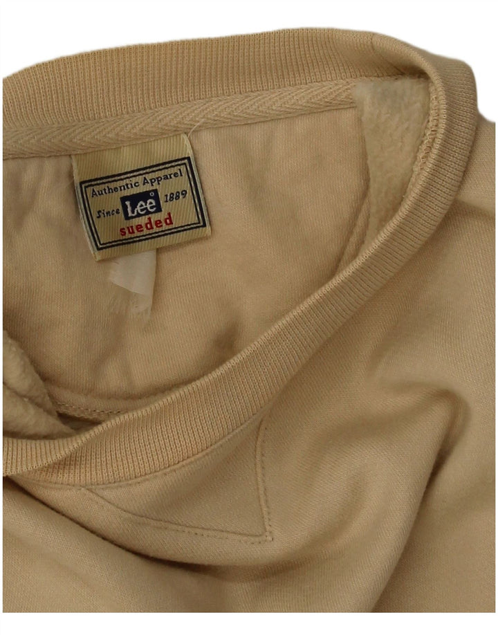 Lee Sweatshirt til mænd, stor beige