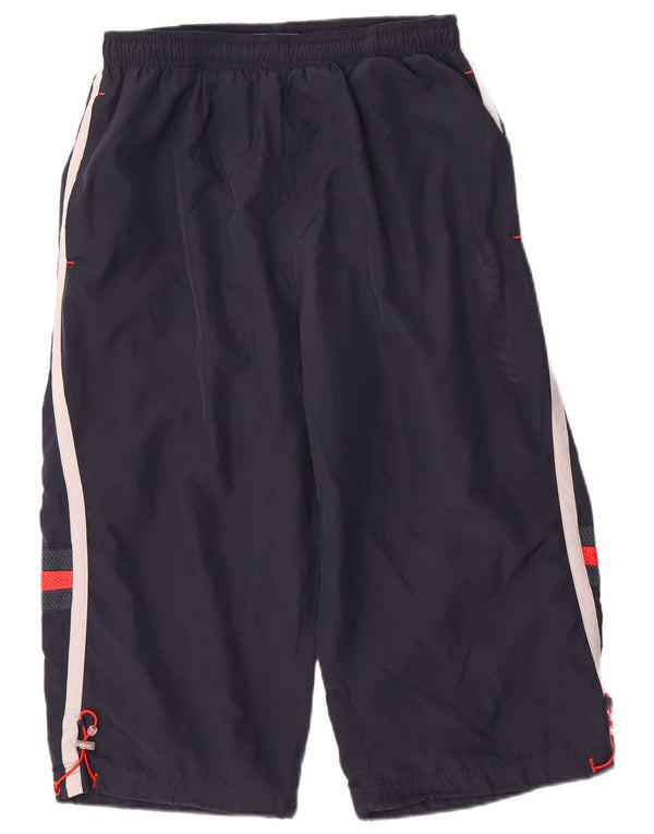 Reebok Herre Bermuda Sport Shorts Medium Navy Blue Polyester