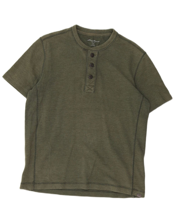 EDDIE BAUER Herre T-Shirt Top Medium Grøn Bomuld